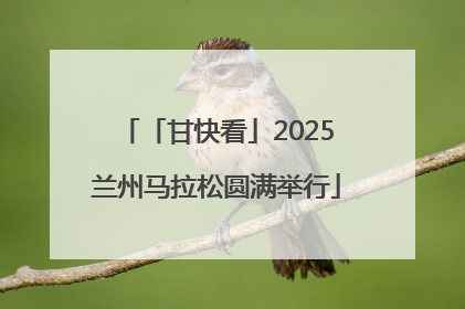 「甘快看」2025兰州马拉松圆满举行