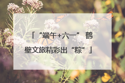 “端午+六一” 鹤壁文旅精彩出“粽”