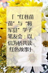 “红巷苗苗”与“将军县”学子笔友会：以信为桥共读红色故事
