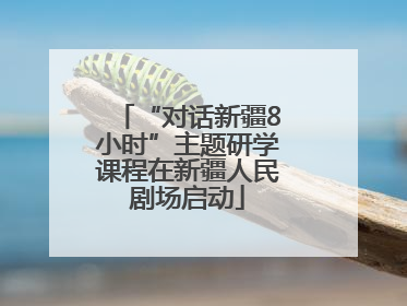 “对话新疆8小时”主题研学课程在新疆人民剧场启动