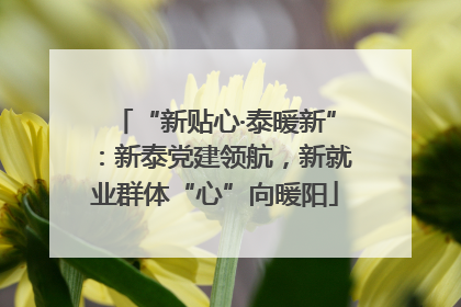 “新贴心·泰暖新”：新泰党建领航，新就业群体“心”向暖阳