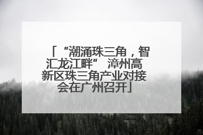 “潮涌珠三角，智汇龙江畔” 漳州高新区珠三角产业对接会在广州召开