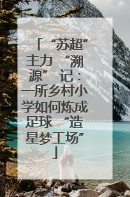 “苏超”主力 “溯源” 记：一所乡村小学如何炼成足球 “造星梦工场”