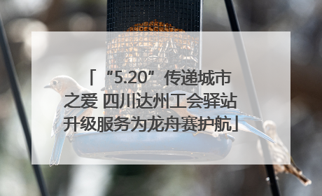 “5.20”传递城市之爱 四川达州工会驿站升级服务为龙舟赛护航