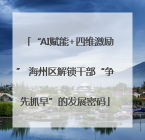 “AI赋能+四维激励” 海州区解锁干部“争先抓早”的发展密码