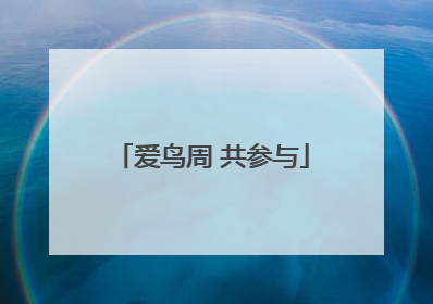 爱鸟周 共参与