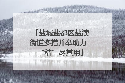 盐城盐都区盐渎街道多措并举助力“秸”尽其用