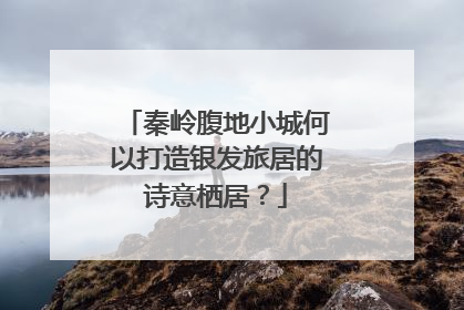 秦岭腹地小城何以打造银发旅居的诗意栖居？