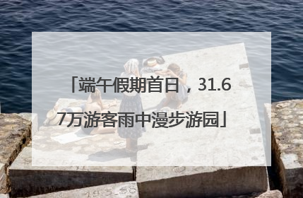 端午假期首日，31.67万游客雨中漫步游园