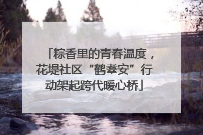 粽香里的青春温度，花堤社区“鹤耋安”行动架起跨代暖心桥