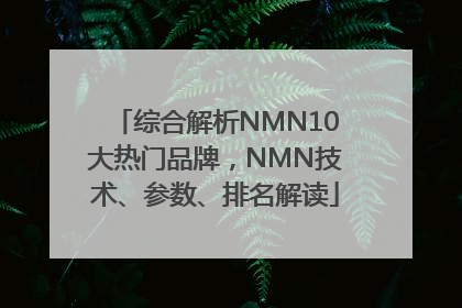 综合解析NMN10大热门品牌，NMN技术、参数、排名解读