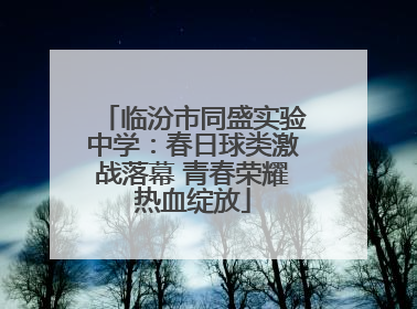 临汾市同盛实验中学：春日球类激战落幕 青春荣耀热血绽放
