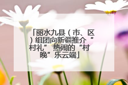 丽水九县（市、区）组团向新疆推介“村礼” 热闹的“村晚”乐云端