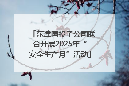 东津国投子公司联合开展2025年“安全生产月”活动