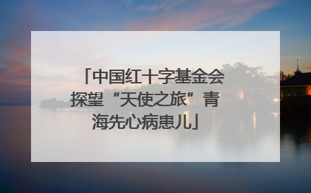 中国红十字基金会探望“天使之旅”青海先心病患儿