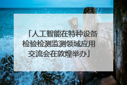 人工智能在特种设备检验检测监测领域应用交流会在敦煌举办