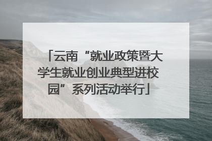 云南“就业政策暨大学生就业创业典型进校园”系列活动举行