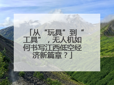 从“玩具”到“工具”，无人机如何书写江西低空经济新篇章？