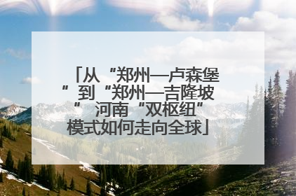 从“郑州—卢森堡”到“郑州—吉隆坡” 河南“双枢纽”模式如何走向全球