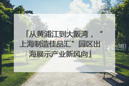 从黄浦江到大阪湾，“上海制造佳品汇”园区出海展示产业新风向