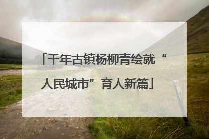 千年古镇杨柳青绘就“人民城市”育人新篇