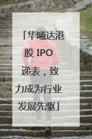 华曦达港股 IPO 递表，致力成为行业发展先驱