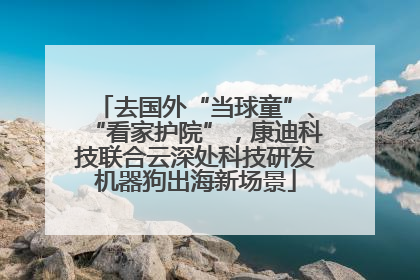 去国外“当球童”、“看家护院”，康迪科技联合云深处科技研发机器狗出海新场景