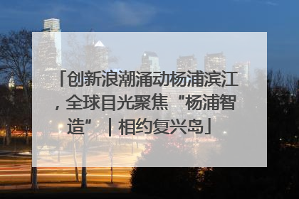 创新浪潮涌动杨浦滨江，全球目光聚焦“杨浦智造”｜相约复兴岛