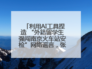 利用AI工具捏造 “外籍留学生强闯南京火车站安检”网络谣言，张某燕被行政拘留