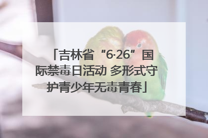 吉林省“6·26”国际禁毒日活动 多形式守护青少年无毒青春