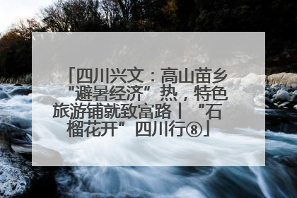 四川兴文：高山苗乡“避暑经济”热，特色旅游铺就致富路丨“石榴花开”四川行⑧