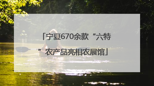 宁夏670余款“六特”农产品亮相农展馆