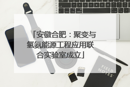 安徽合肥：聚变与氢氨能源工程应用联合实验室成立