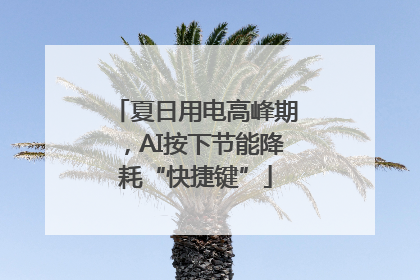 夏日用电高峰期，AI按下节能降耗“快捷键”