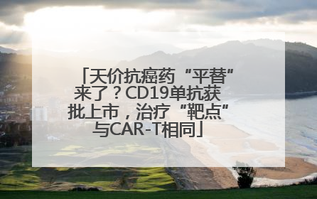 天价抗癌药“平替”来了？CD19单抗获批上市，治疗“靶点”与CAR-T相同