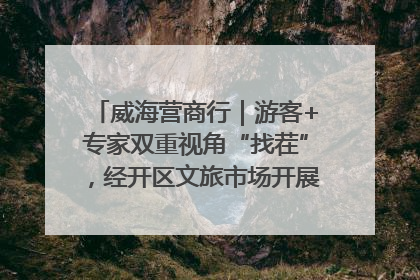 威海营商行｜游客+专家双重视角“找茬”，经开区文旅市场开展暑期前“体检”