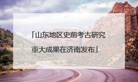 山东地区史前考古研究重大成果在济南发布