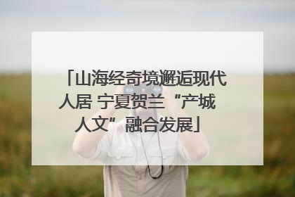 山海经奇境邂逅现代人居 宁夏贺兰“产城人文”融合发展