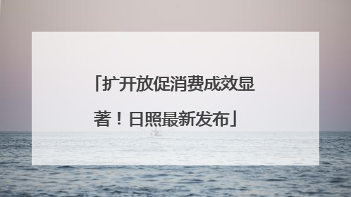 扩开放促消费成效显著！日照最新发布