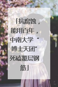 抗腐蚀，能用百年，中南大学“博士天团”死磕覆层钢筋