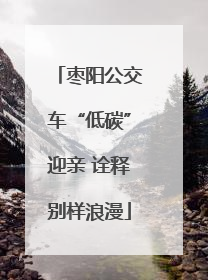 枣阳公交车“低碳”迎亲 诠释别样浪漫