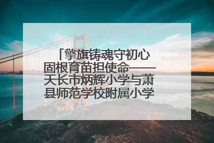 擎旗铸魂守初心 固根育苗担使命——天长市炳辉小学与萧县师范学校附属小学结对共建活动纪实
