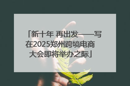 新十年 再出发——写在2025郑州跨境电商大会即将举办之际
