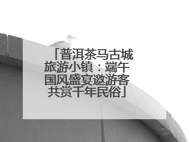 普洱茶马古城旅游小镇：端午国风盛宴邀游客共赏千年民俗