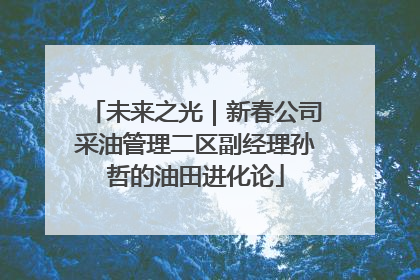 未来之光｜新春公司采油管理二区副经理孙哲的油田进化论