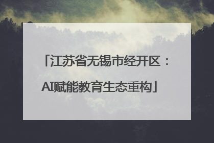 江苏省无锡市经开区：AI赋能教育生态重构