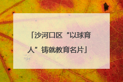 沙河口区“以球育人”铸就教育名片