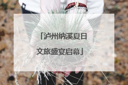 泸州纳溪夏日文旅盛宴启幕