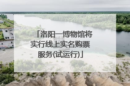 洛阳一博物馆将实行线上实名购票服务(试运行)
