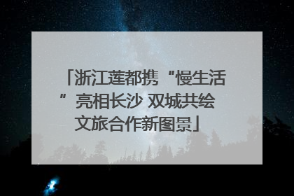 浙江莲都携“慢生活”亮相长沙 双城共绘文旅合作新图景